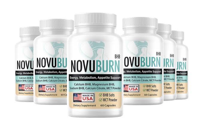 NovuBurn capsules — bottles of the NovuBurn BHB formula